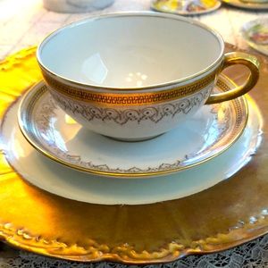 EUC- Pristine PL Limoges France, M. Redon Teacup & Saucer